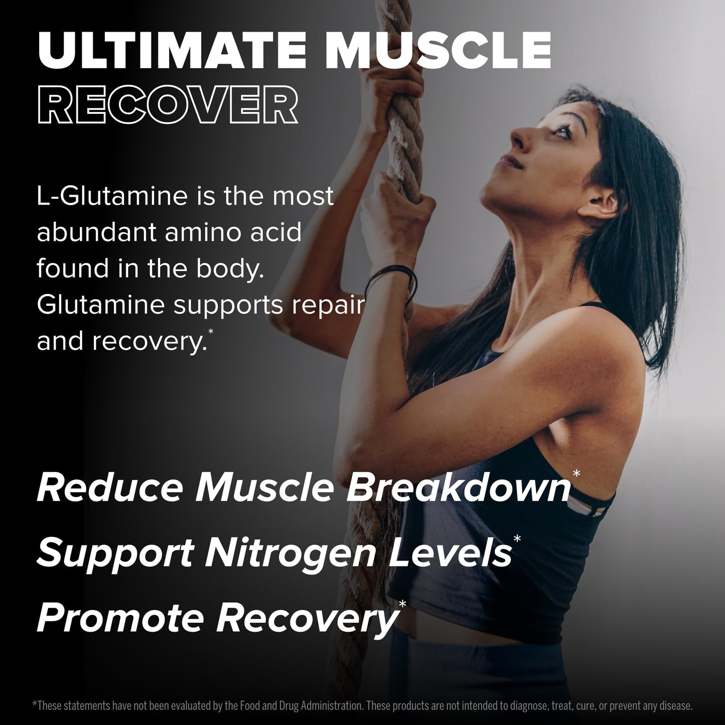 FINAFLEX Pure L-Glutamine Powder Unflavored 10.6 oz – 60 Servings