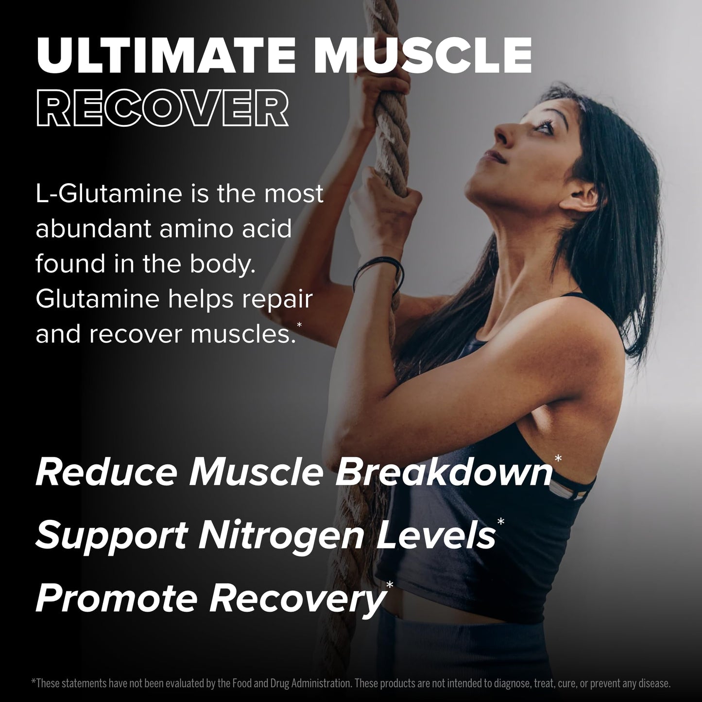 FINAFLEX Pure L-Glutamine Powder Unflavored 10.6 oz – 60 Servings