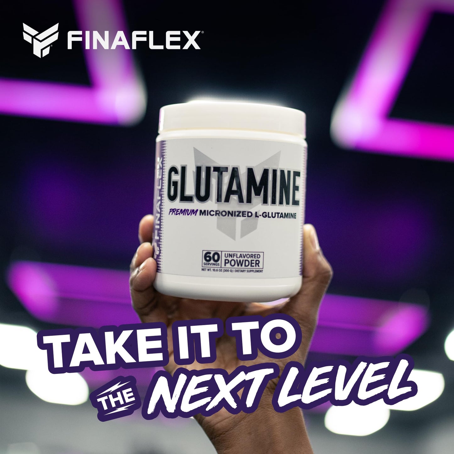 FINAFLEX Pure L-Glutamine Powder Unflavored 10.6 oz – 60 Servings