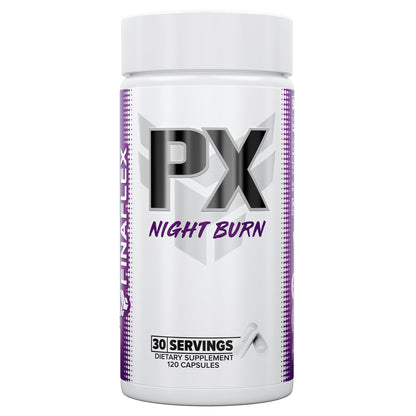 FINAFLEX PX Night Burn - Non-Stimulant Fat Burner | 120 Capsules
