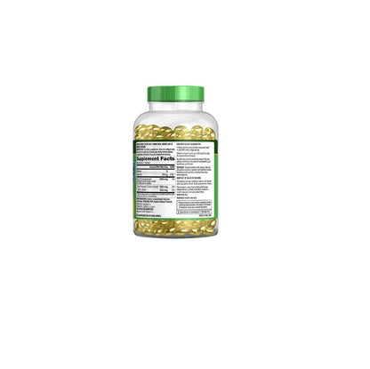 Finest Nutrition Half-the-Size Fish Oil 1200 mg Softgels – 200 ea | MSC Certified & USA Made