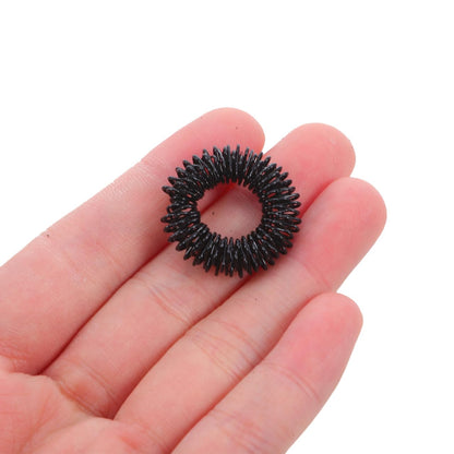 12pcs Spiky Sensory Finger Massage Massager – Golden, Silver & Black