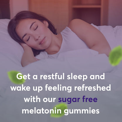 FIOR Sugar Free Sleep Gummies 120-Count 1 Melatonin & L-Theanine for Adults & Kids