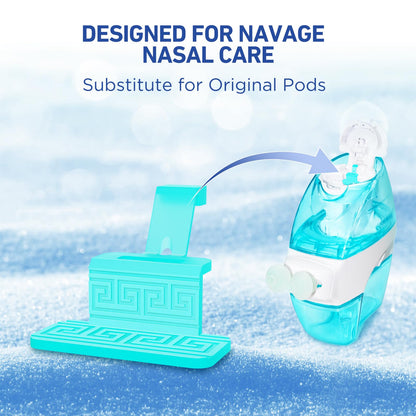 FireAnt 100 Saline Packets & 16-Pack Silicone Pods for Navage Nasal Care