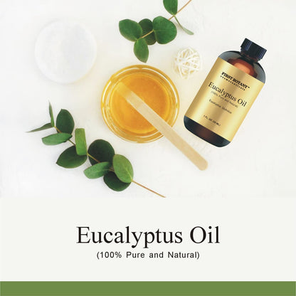 First Botany 100% Pure Eucalyptus Oil – Therapeutic Grade Essential Oil, 1 fl oz