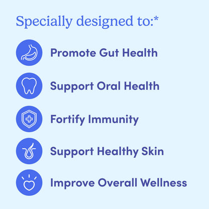 First Day 3-in-1 Probiotics for Men – Digestive, Immune & Dental Health | 60-Day Supply