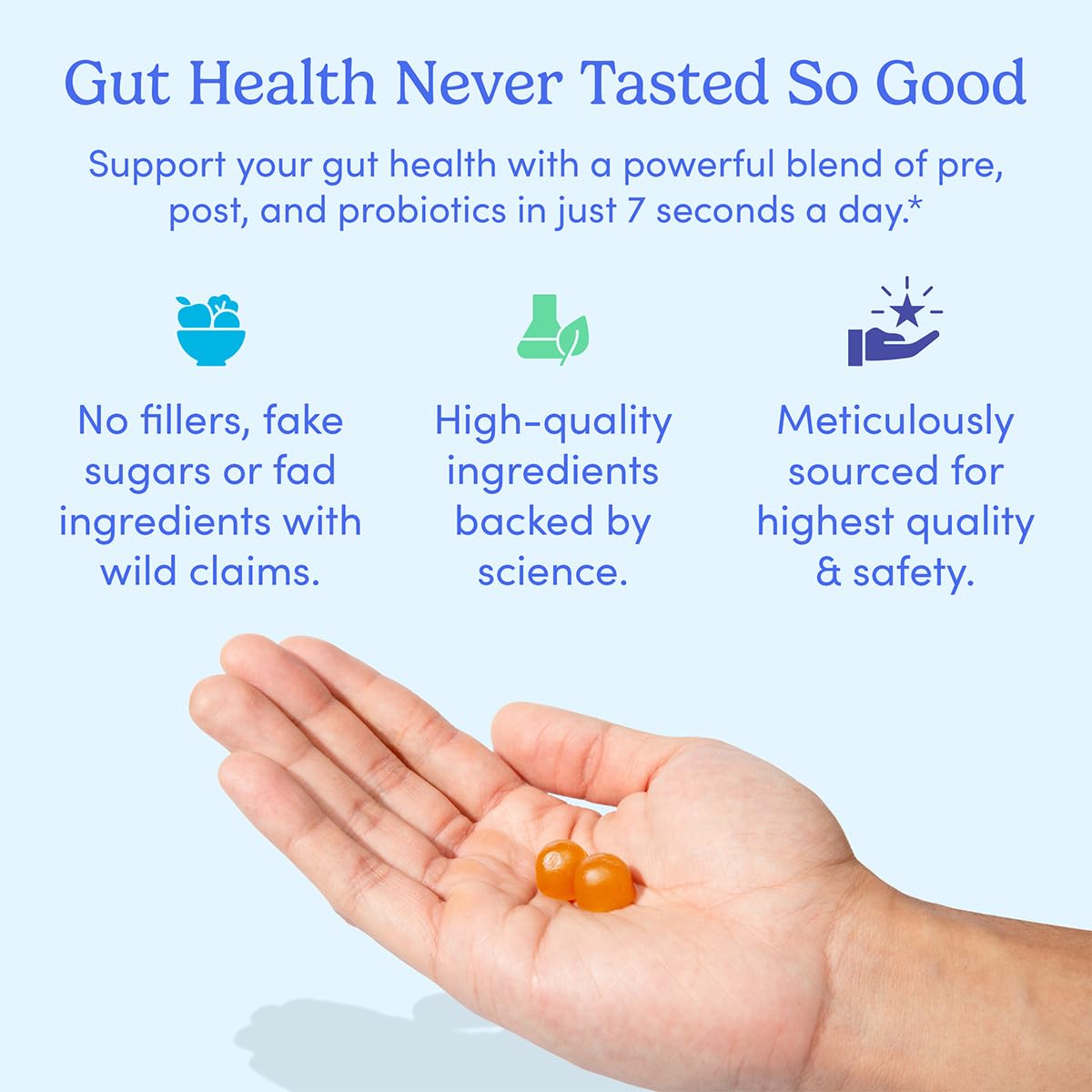 First Day 3-in-1 Probiotics for Men – Digestive, Immune & Dental Health | 60-Day Supply
