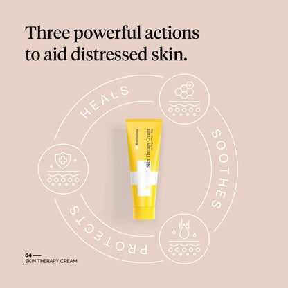 FIRST HONEY Manuka Honey Cream for Dry & Itchy Skin | Baby-Safe Natural Emollient | 1.75 oz
