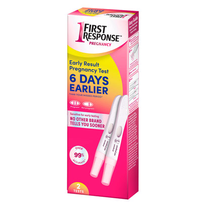 First Response Early Result Pregnancy Test, 2 Count – Packaging May Vary