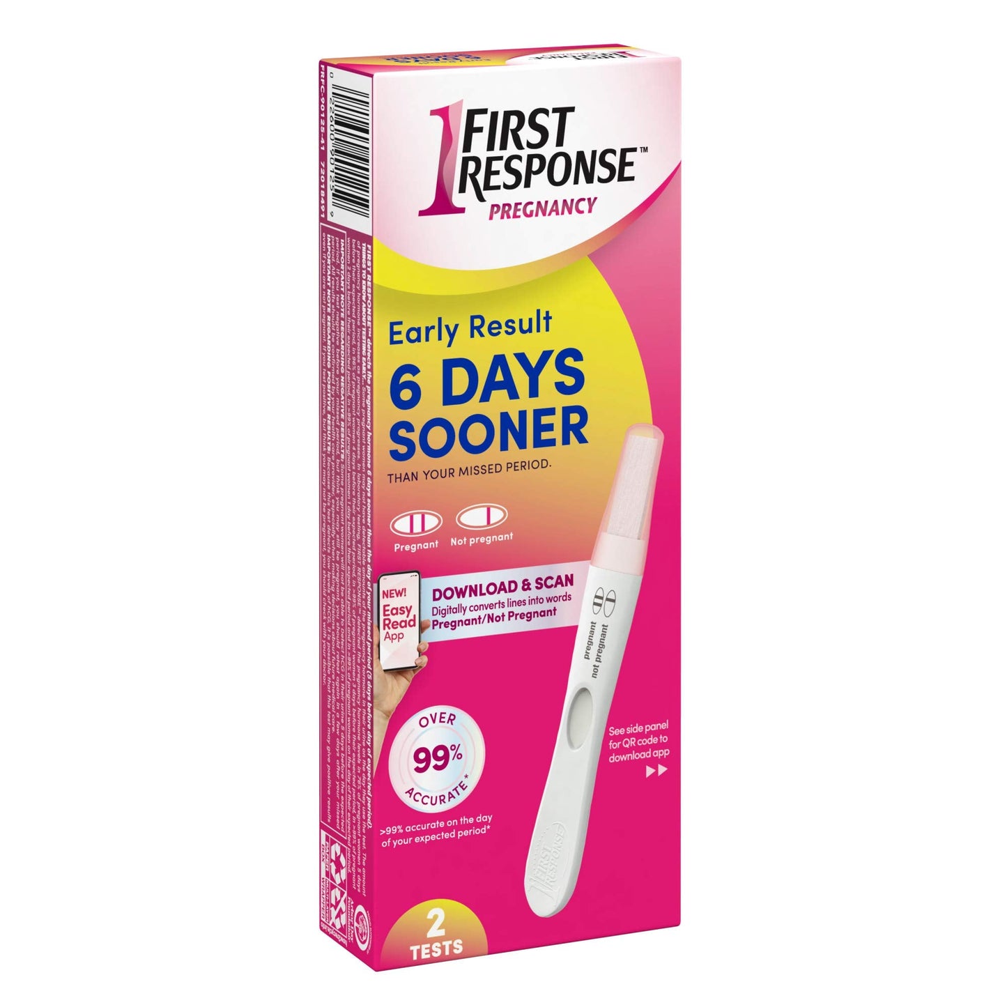 First Response Early Result Pregnancy Test – Pack of 2 (6 Days Early)