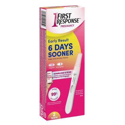 First Response Early Result Pregnancy Test – Pack of 2 (6 Days Early)