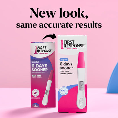 First Response Gold Digital Pregnancy Test - Early Detection 6 Days Sooner
