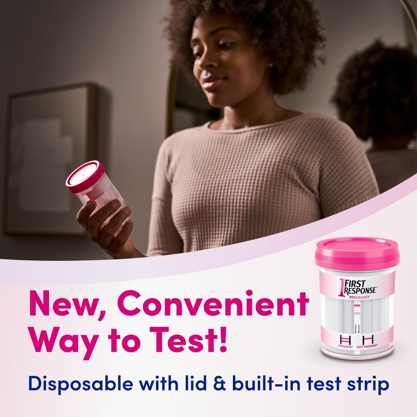 First Response Multi Check Quick & Simple Pregnancy Test Kit – 1 EasyCup & 2 Rapid Result Tests