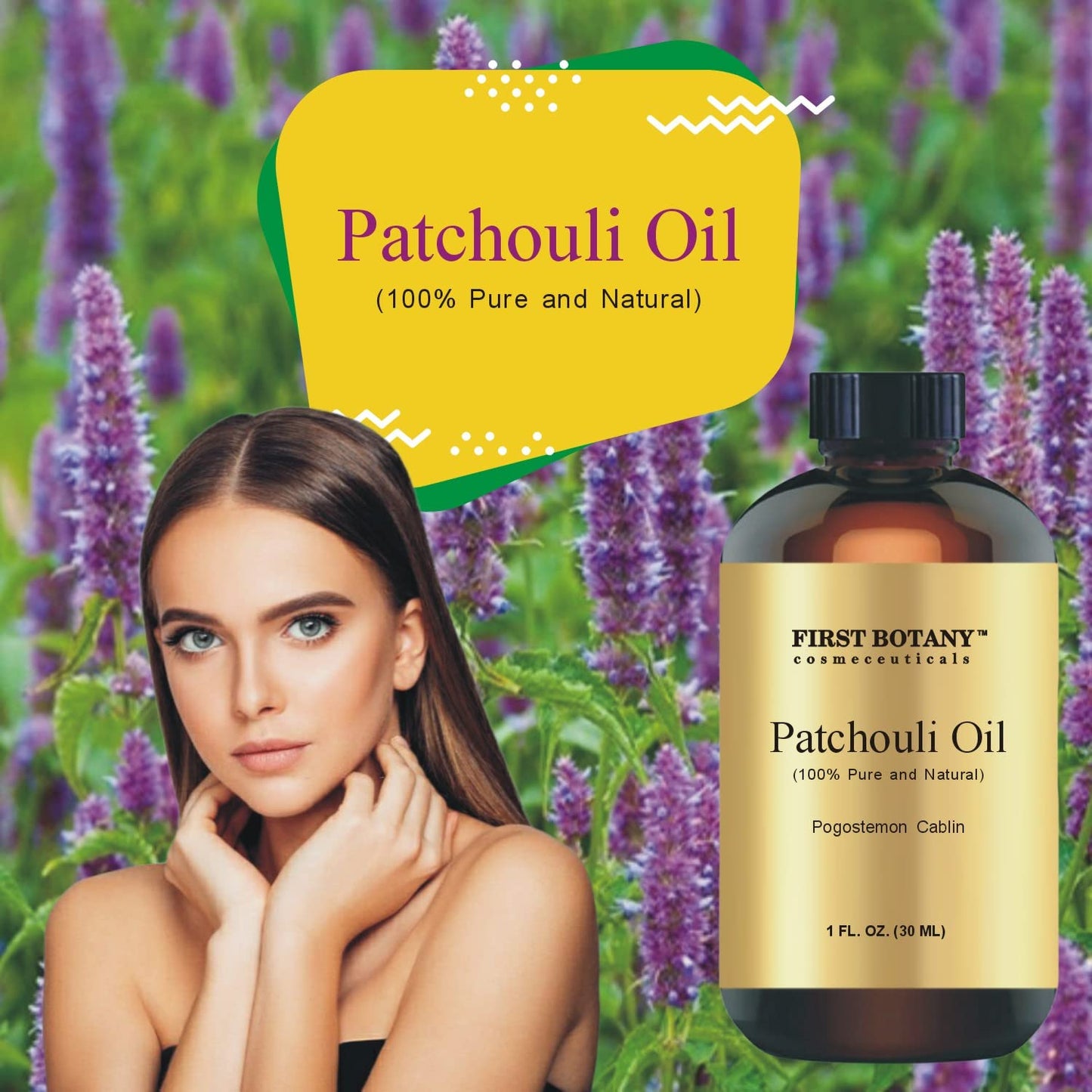 First Botany 100% Pure Patchouli Essential Oil – 1 fl oz