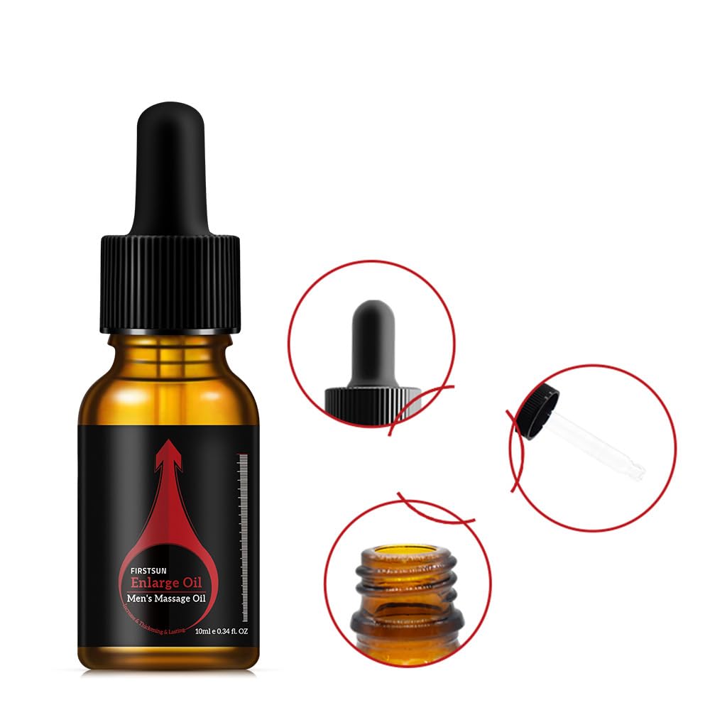 FirstSun Enlarge & Thickening Massage Oil for Men – Sexual Health & Performance (1 Pack)