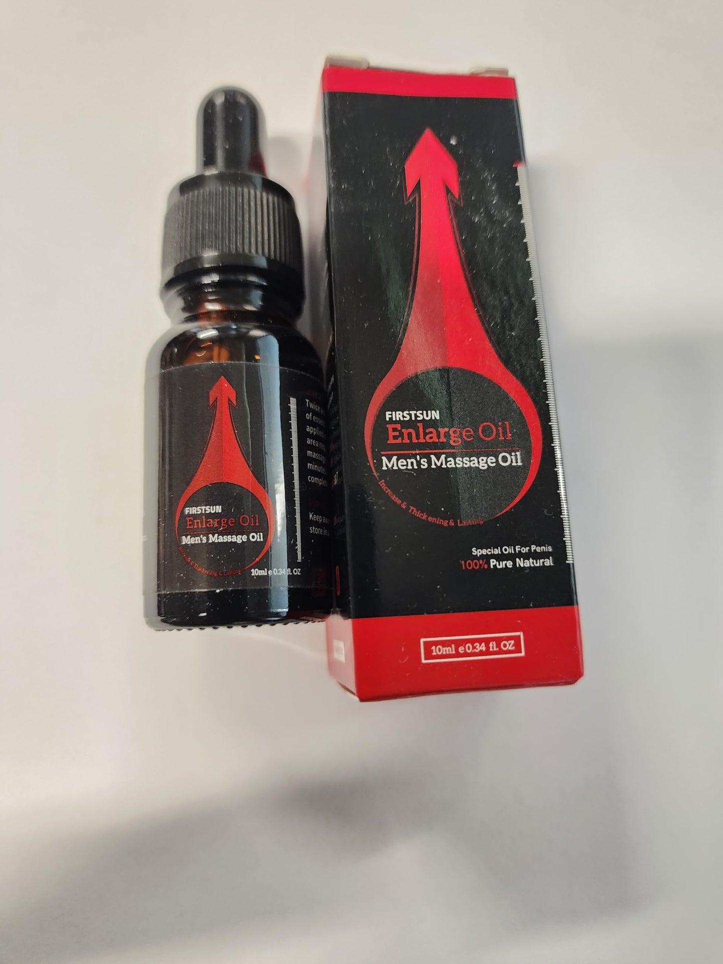 FirstSun Enlarge & Thickening Massage Oil for Men – Sexual Health & Performance (1 Pack)