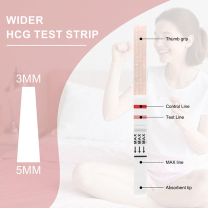 FIRSTVIEW Pregnancy Test Kit - 5-Minute Results, Home Use, 35 Strips