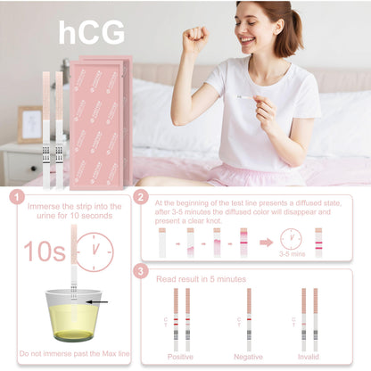 FIRSTVIEW Pregnancy Test Kit – 15 Strips, 5-Minute Results, Discreet Home Use