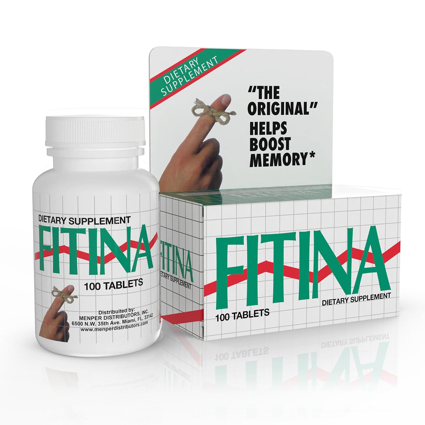 FITINA Brain Supplement – Memory & Focus Tablets with Ginkgo Biloba & Phosphatidylserine