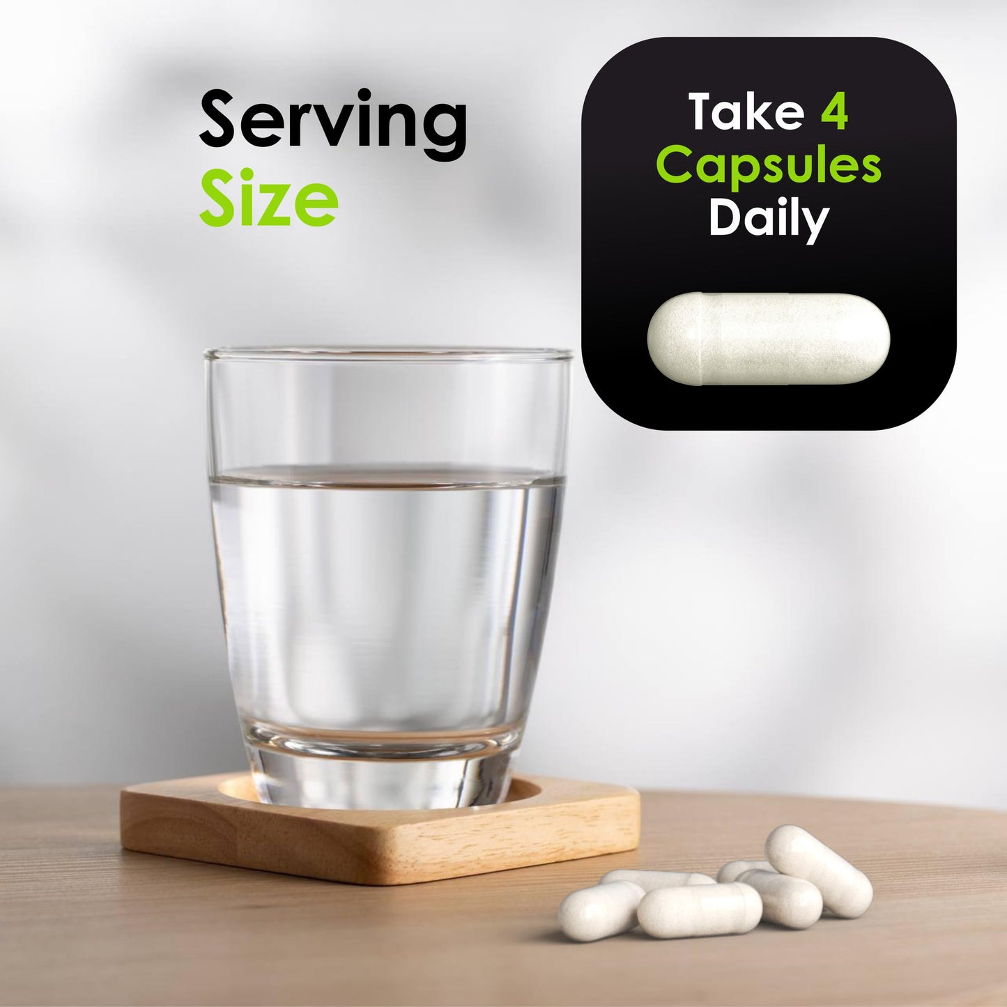 FitoHerbs Vegan Bovine Collagen Capsules – 2000 mg per Serving, Grass-Fed & Non-GMO, 120 Capsules