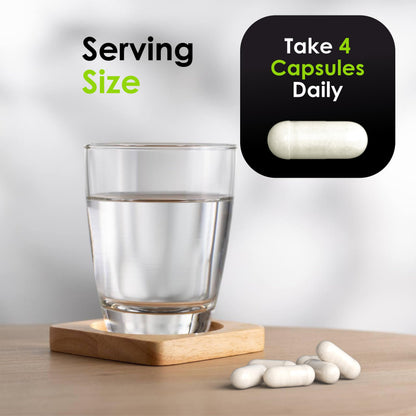 FitoHerbs Vegan Bovine Collagen Capsules – 2000 mg per Serving, Grass-Fed & Non-GMO, 120 Capsules