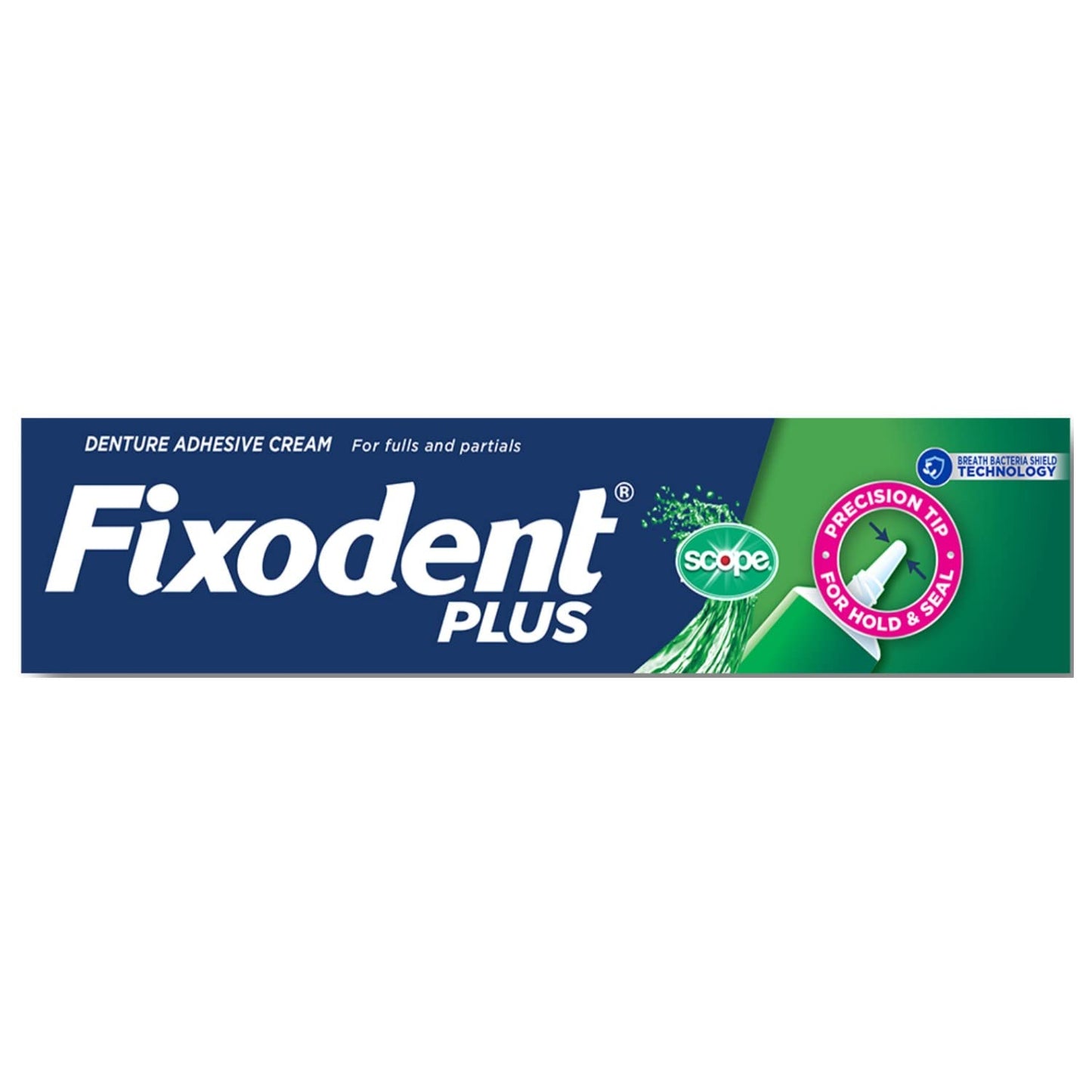 Fixodent Control Denture Adhesive Cream Plus Scope (2 oz) Pack of 8