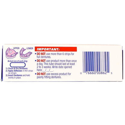 Fixodent Denture Adhesive Cream Original Multi 0.75 oz Pack of 4
