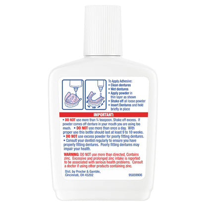 Fixodent Denture Adhesive Powder Extra Hold - 1.6 Oz