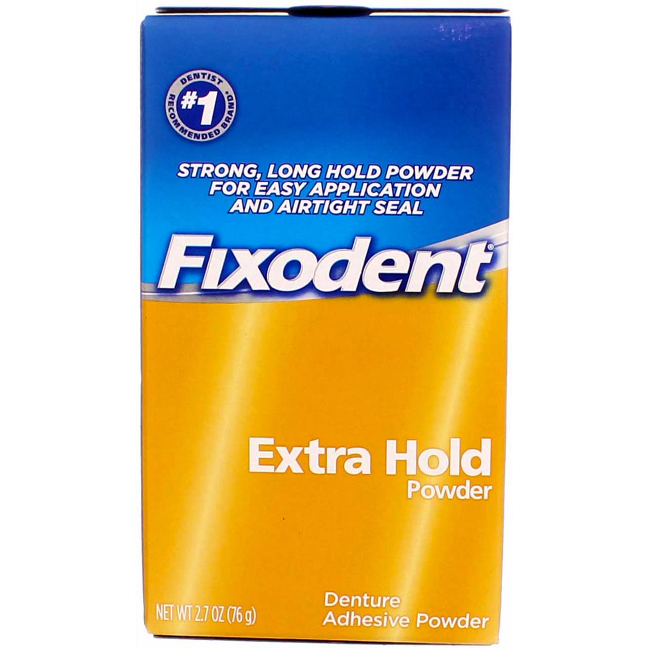 Fixodent Denture Adhesive Powder Extra Hold 2.70 oz – Pack of 3