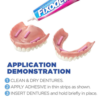 Fixodent Denture Adhesive Cream Original 0.75 oz – Pack of 12 | Secure Hold