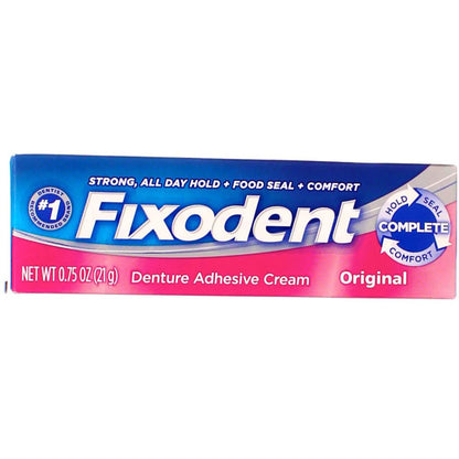 Fixodent Original Denture Adhesive Cream 0.75 oz – Pack of 8