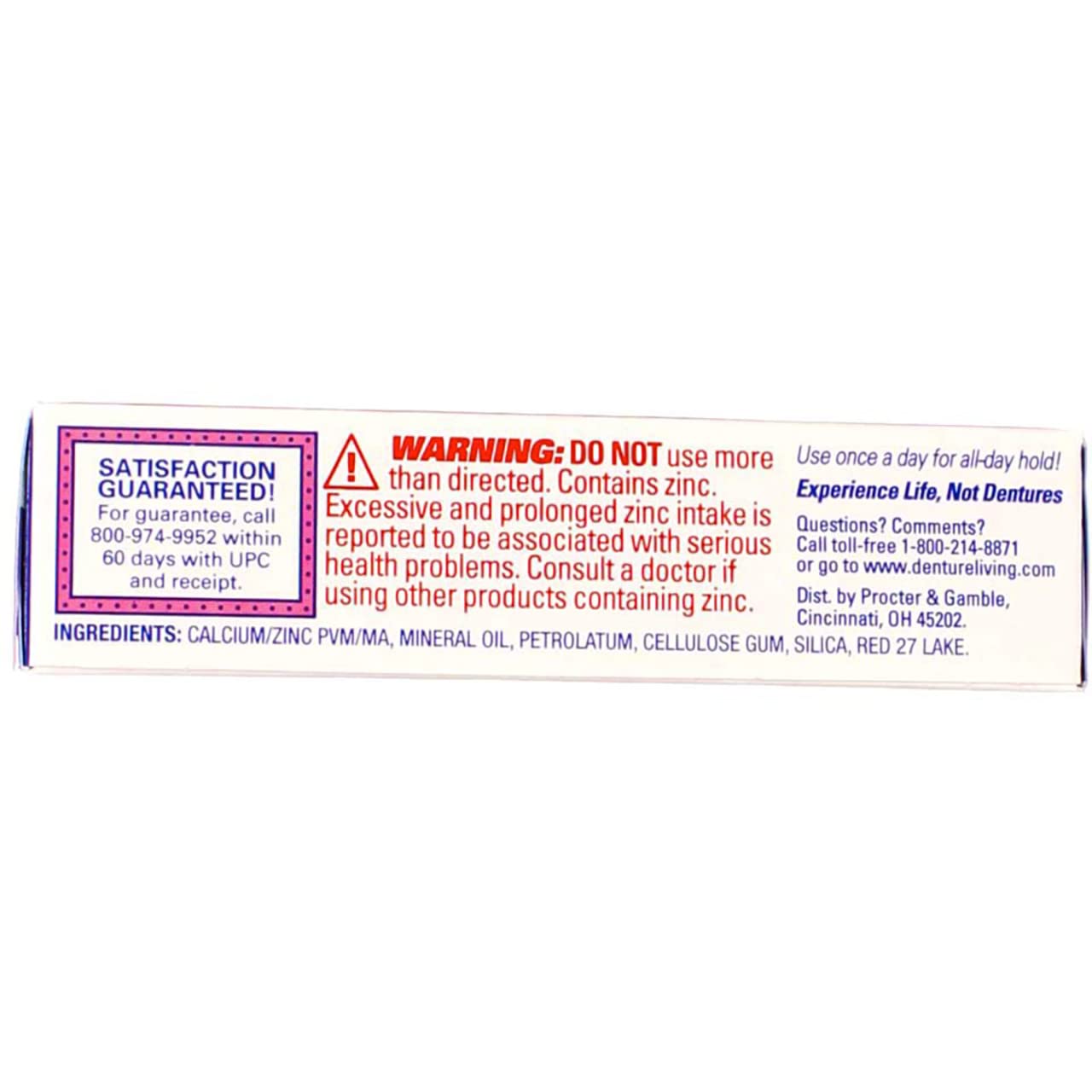 Fixodent Original Denture Adhesive Cream 0.75 oz – Pack of 8