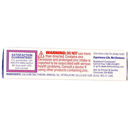 Fixodent Original Denture Adhesive Cream 0.75 oz – Pack of 8