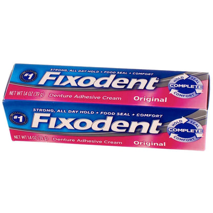 Fixodent Original Denture Adhesive Cream 1.4 oz (41 ml) 6 Pack