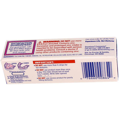 Fixodent Original Denture Adhesive Cream 1.4 oz (41 ml) 6 Pack
