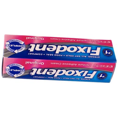 Fixodent Original Denture Adhesive Cream 1.4 oz (41 ml) 6 Pack