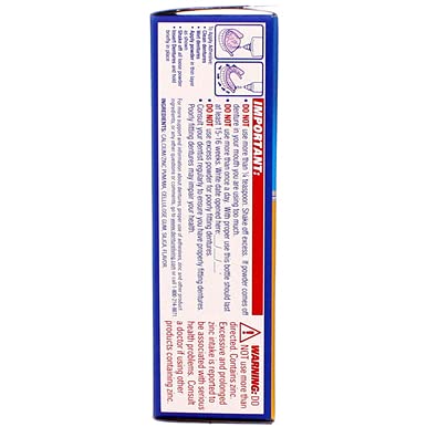 Fixodent Denture Adhesive Powder Extra Hold 2.70 oz – Pack of 3
