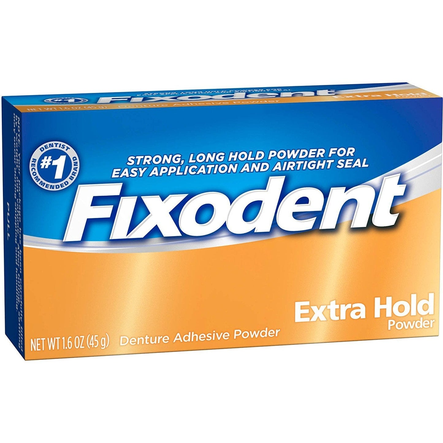 Fixodent Extra Hold Denture Adhesive Powder 1.6 oz