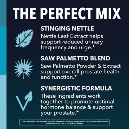 Saw Palmetto with Stinging Nettle - 2X Prostate Support (120 Count)