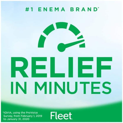 Fleet Laxative Mineral Oil Enema – Gentle, Fast Relief (2 x 4.5 fl oz) | Doctor-Recommended