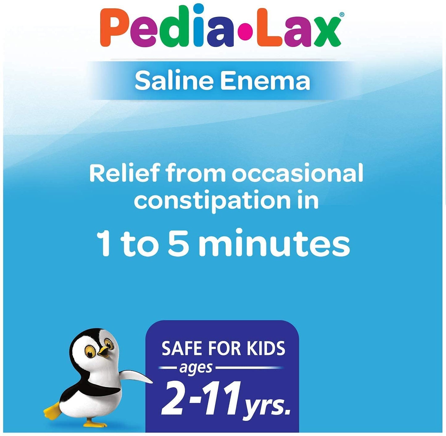 Fleet Pedia-Lax Laxative Saline Enema for Children | 2.25 fl oz x6 (Ages 2–11)