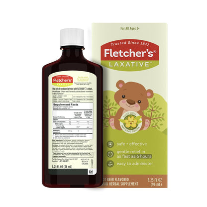 Fletcher's Laxative Root Beer – Gentle Natural Senna Laxative, 3.25 oz