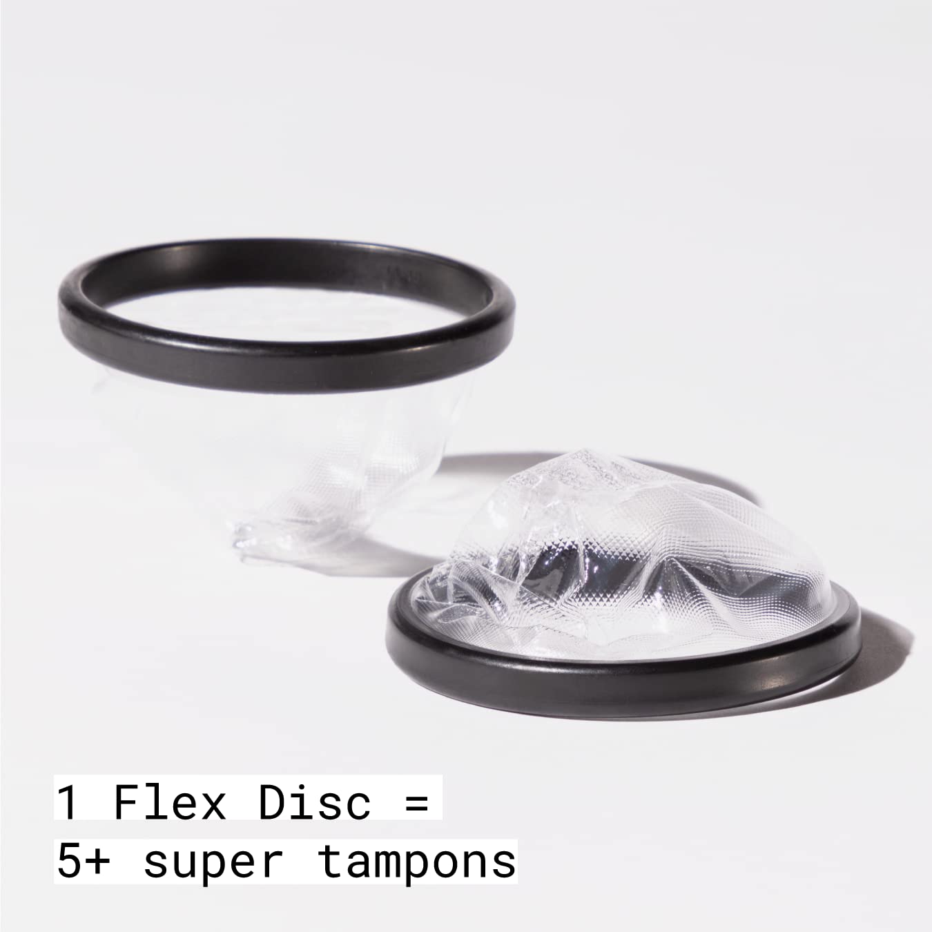 FLEX Menstrual Discs – 12 Count, Canada-Made, Beginner-Friendly Tampon Alternative, 12-Hour Protection