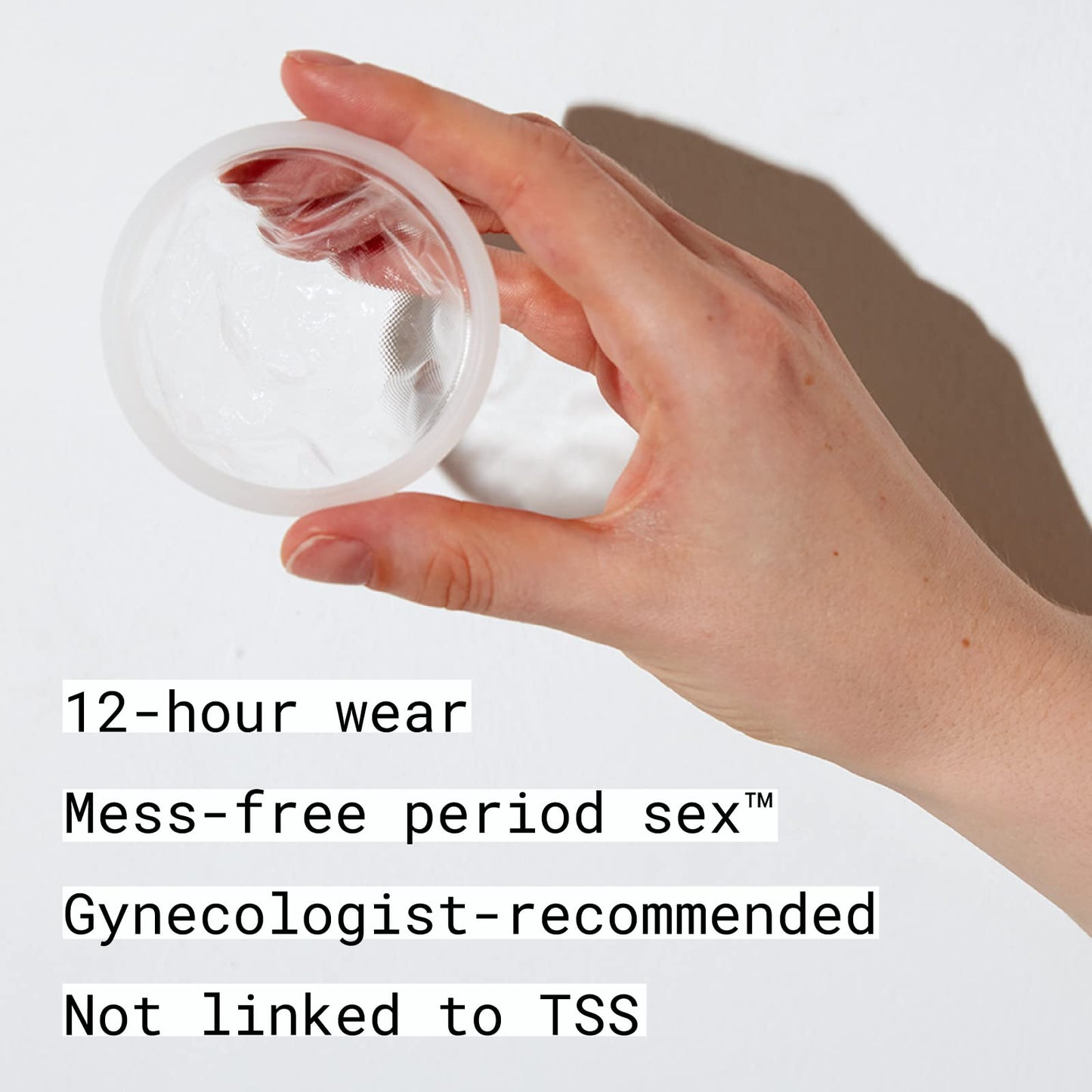 FLEX Plant Plus Disc | Plant-Based Menstrual Disc (12 Count) — Capacity of 5+ Super Tampons