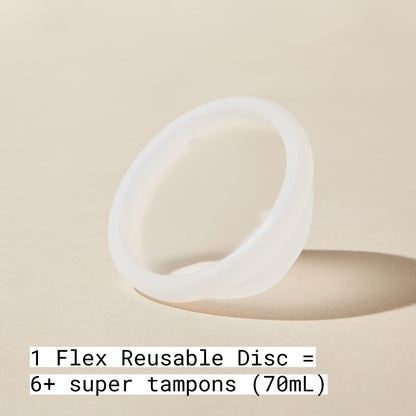 FLEX Reusable Disc | Reusable Menstrual Disc for Leak-Proof Comfort | HSA/FSA Eligible