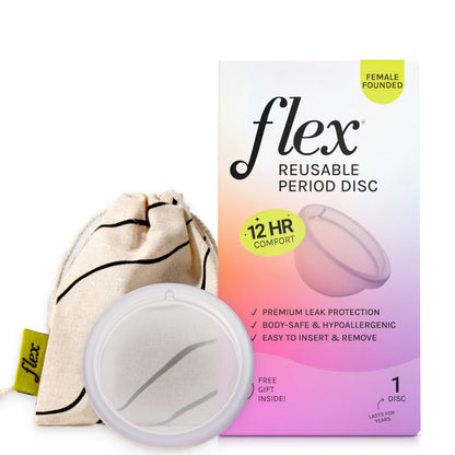 FLEX Reusable Disc | Reusable Menstrual Disc for Leak-Proof Comfort | HSA/FSA Eligible