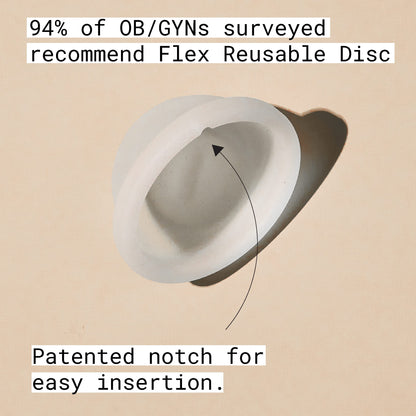 FLEX Reusable Disc | Reusable Menstrual Disc for Leak-Proof Comfort | HSA/FSA Eligible
