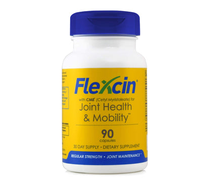 Flexcin Joint Health & Mobility Formula with CM8 | 3 Pack (270 Capsules) - Glucosamine, MSM, Collagen Type II