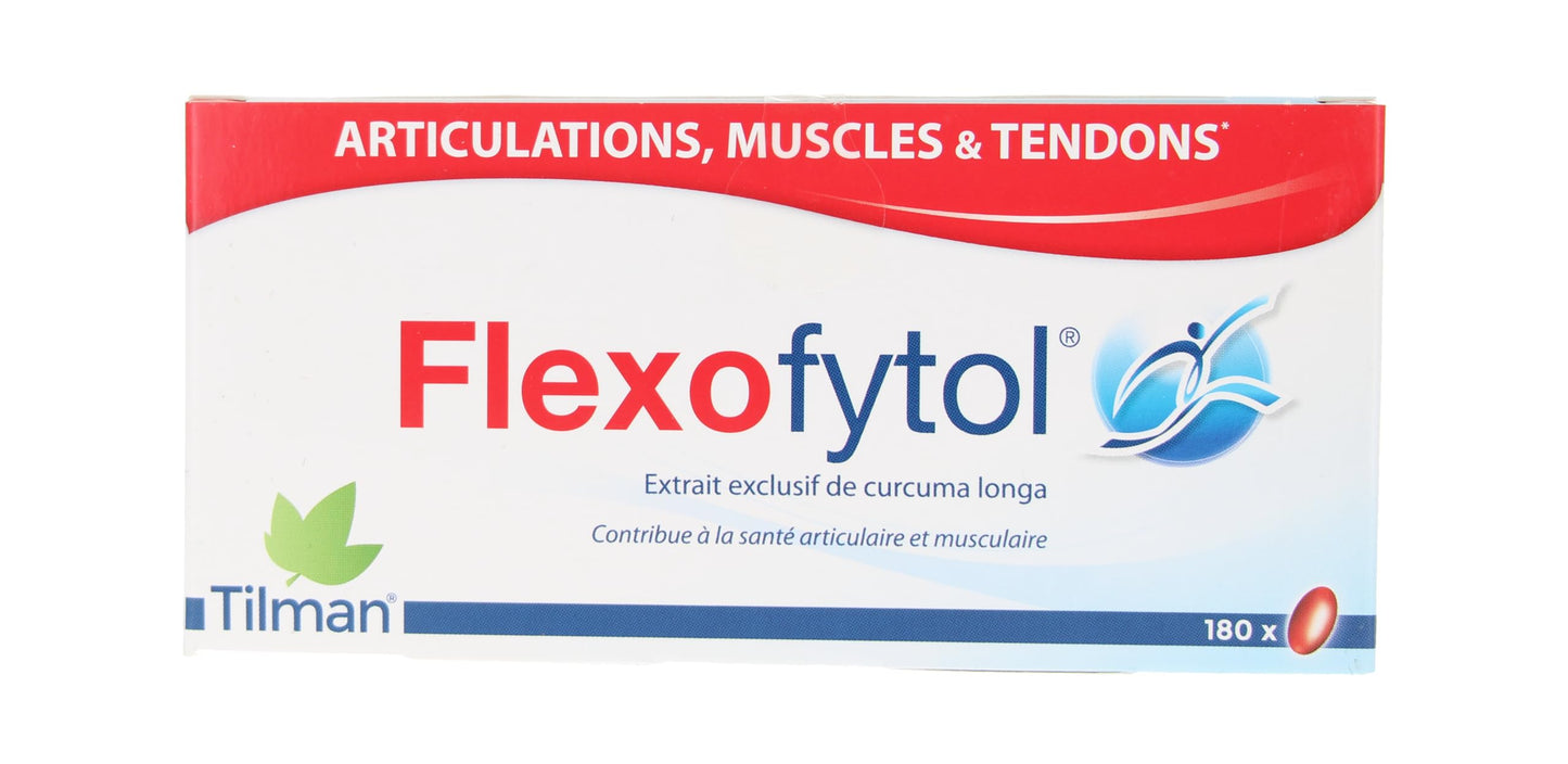 Flexofytol Bio-Optimized Turmeric Extract for Joints and Arthritis – 180 Gel-Caps