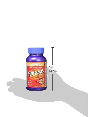 Flintstones Chewable Kids Multivitamins – 300ct Pack of 2 (Iron, Calcium, Vitamins C & D)